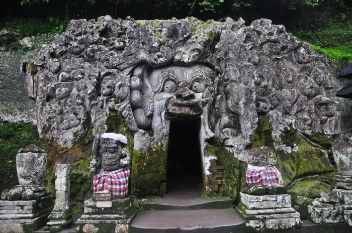 Framed Print : Goa Gajah (Elephant Cave) in Bali, Indonesia Framed Print : Goa Gajah (Elephant Cave) in Bali, Indonesia