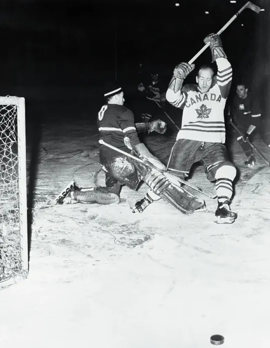 Framed Print : Goalie Blocking an Opponent Framed Print : Goalie Blocking an Opponent