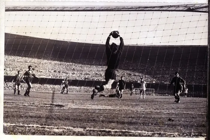 Framed Print : Goalie Jumps to Catch the Ball Framed Print : Goalie Jumps to Catch the Ball