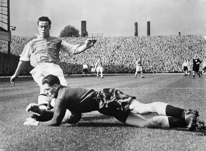 Framed Print : Goalkeeper Saving a Ball Framed Print : Goalkeeper Saving a Ball