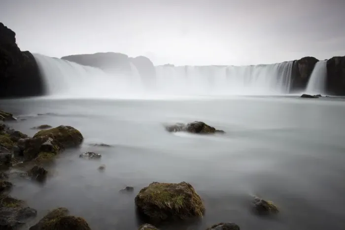 Framed Print : Godafoss waterfall, Fossholl, northern Iceland, Iceland, Europe Framed Print : Godafoss waterfall, Fossholl, northern Iceland, Iceland, Europe