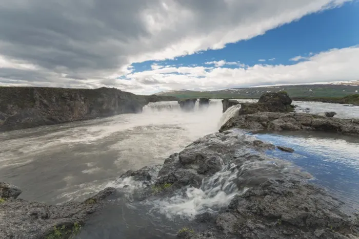 Framed Print : Godafoss waterfall, Iceland Framed Print : Godafoss waterfall, Iceland