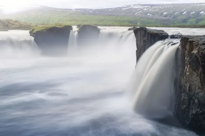 Framed Print : Godafoss waterfall, Iceland Framed Print : Godafoss waterfall, Iceland