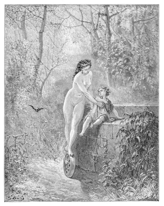 Framed Print : The Goddess Fortune Framed Print : The Goddess Fortune