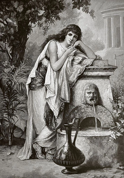 Goddess at the fountain - 1896