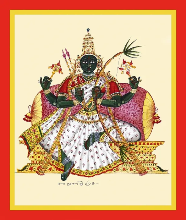 Framed Print : Goddess Rajarajeshvari