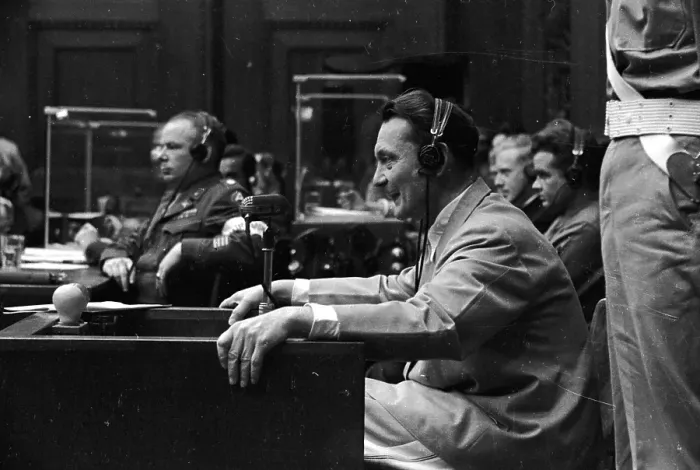 Framed Print : Goering On Trial Framed Print : Goering On Trial