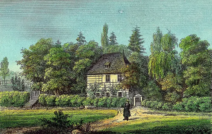 Framed Print : Goethe'S House And Garden Framed Print : Goethe'S House And Garden