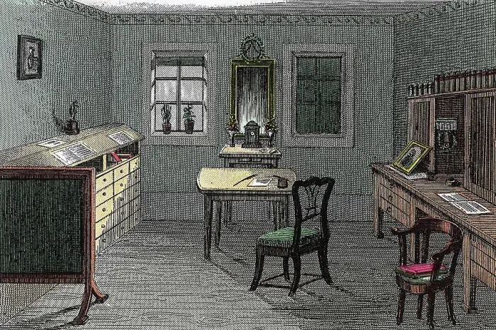 Framed Print : Goethe'S Study In Weimar Framed Print : Goethe'S Study In Weimar