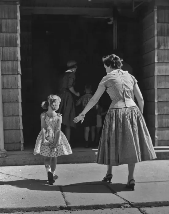 Framed Print : Going To School