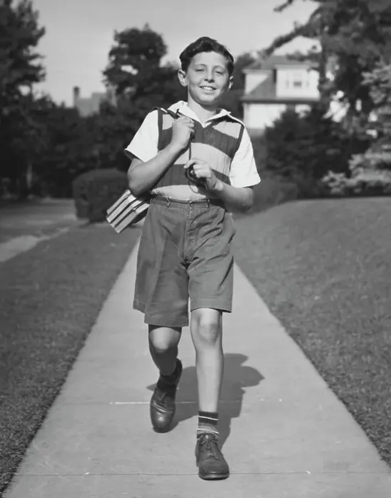 Framed Print : Going To School
