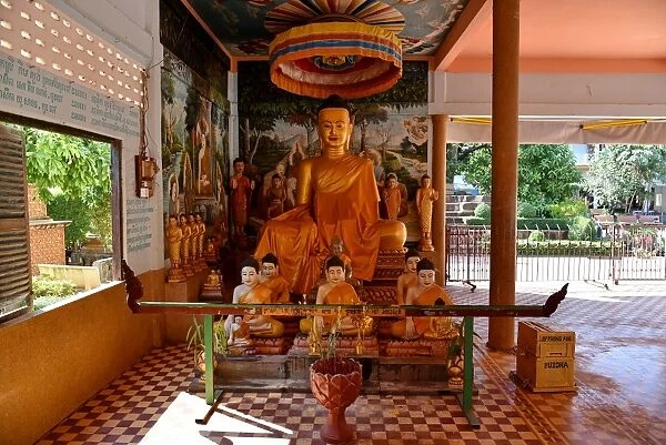 Gold buddha Siem Reap Cambodia