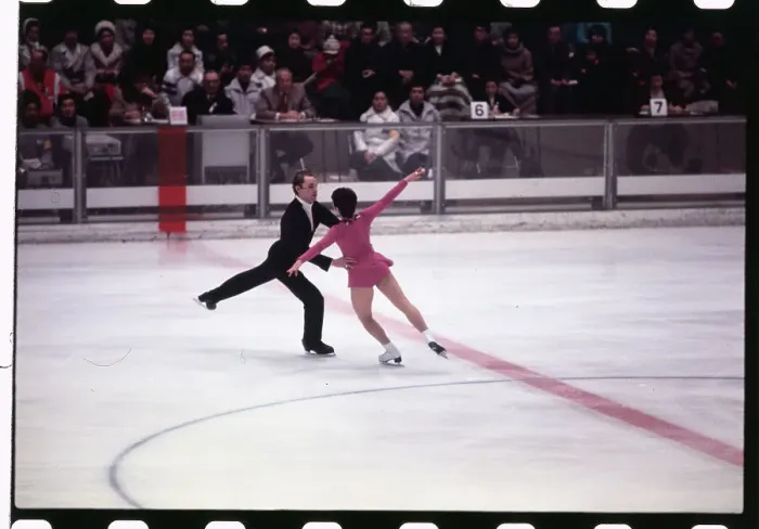 Framed Print : Gold Medal Pairs Skating Winners Framed Print : Gold Medal Pairs Skating Winners
