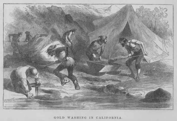 Framed Print : Gold Prospecting Framed Print : Gold Prospecting