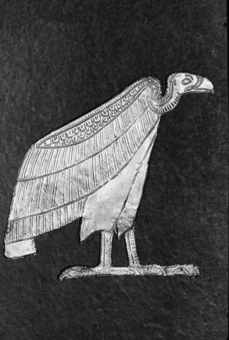 Framed Print : Gold Vulture Amulet From King Tuts Tomb Framed Print : Gold Vulture Amulet From King Tuts Tomb
