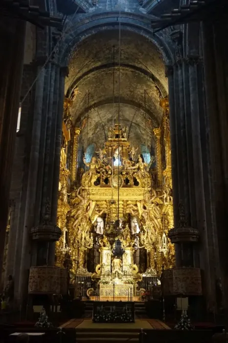 Framed Print : Golden Altar, Cathedral of Santiago de Compostela, Spain Framed Print : Golden Altar, Cathedral of Santiago de Compostela, Spain
