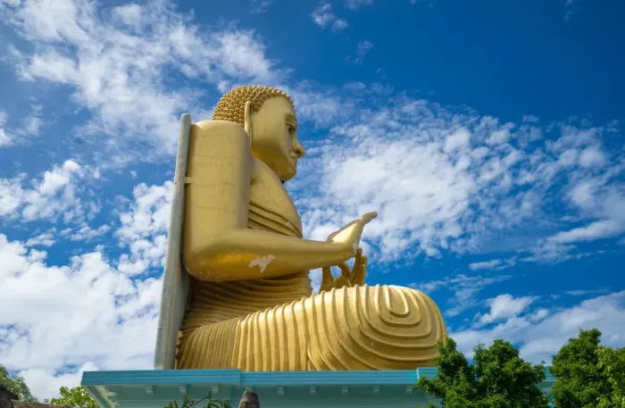Framed Print : Golden Buddha at Golden temple in Dambulla Framed Print : Golden Buddha at Golden temple in Dambulla