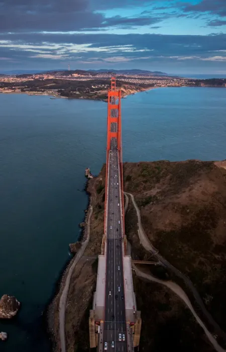 Framed Print : Golden Gate Bridge Aerial Framed Print : Golden Gate Bridge Aerial
