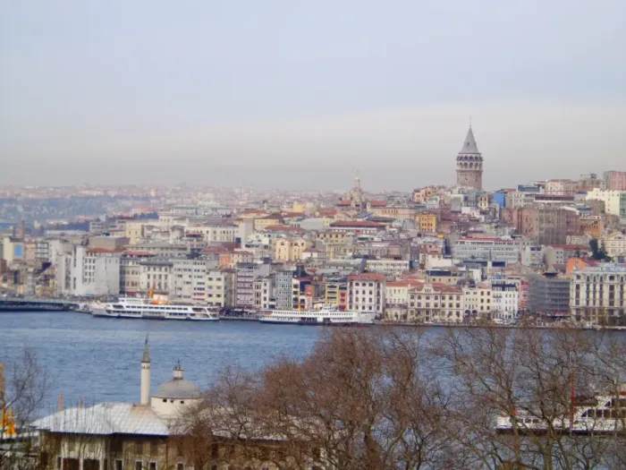 Framed Print : Golden Horn Bay and Galata district, Istanbul