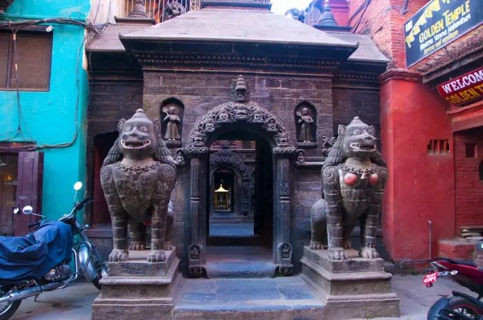 Framed Print : Golden Temple, Patan, Kathmandu, Nepal, Asia Framed Print : Golden Temple, Patan, Kathmandu, Nepal, Asia