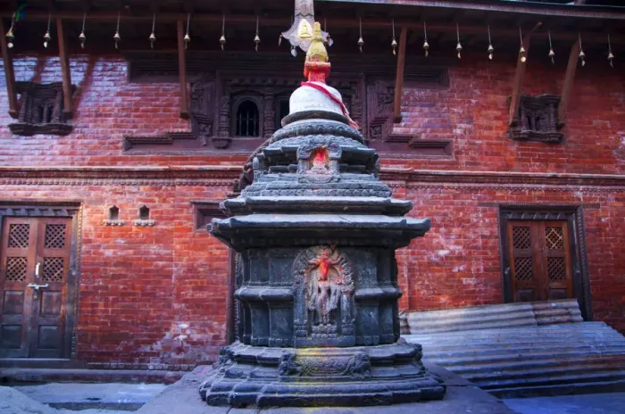 Framed Print : Golden Temple, Patan, Kathmandu, Nepal, Asia