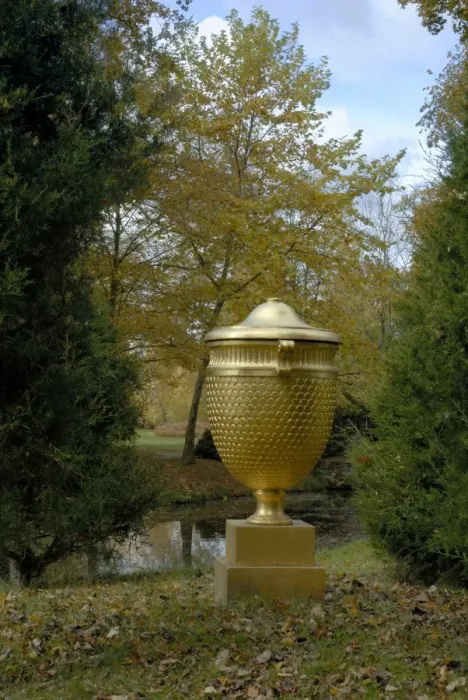 Framed Print : Golden Urn, Woerlitz Park, UNESCO World Heritage Site, Saxony-Anhalt, Germany Framed Print : Golden Urn, Woerlitz Park, UNESCO World Heritage Site, Saxony-Anhalt, Germany