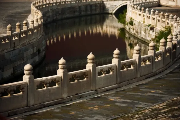 Framed Print : Golden Water River Forbidden City Framed Print : Golden Water River Forbidden City