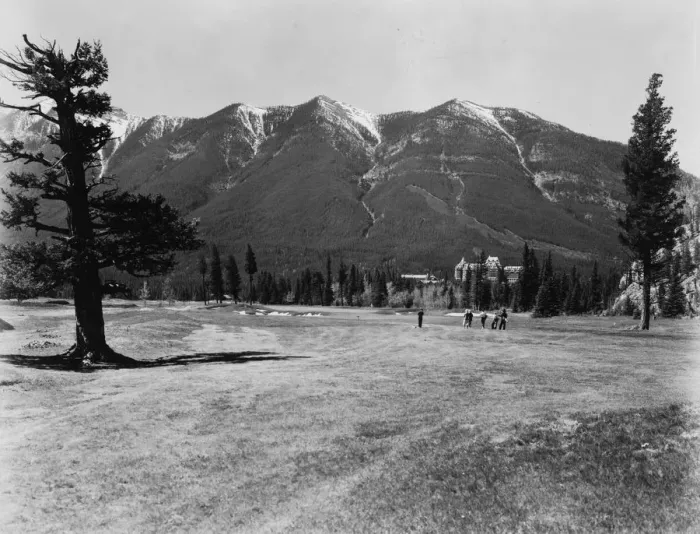Framed Print : Golf At Banff Framed Print : Golf At Banff