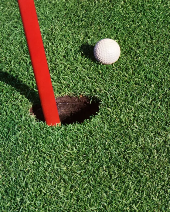 Framed Print : Golf Green, Flag Stick, Hole, and Ball Framed Print : Golf Green, Flag Stick, Hole, and Ball