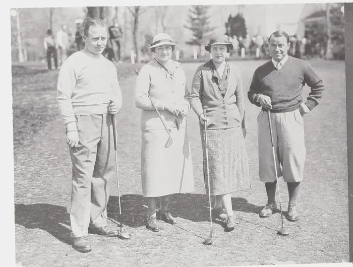 Framed Print : Golf Star Favorites Posing on the Green Framed Print : Golf Star Favorites Posing on the Green