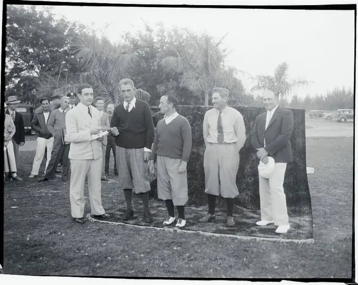 Framed Print : Golf Tournament Winners Receiving Monetary Awards Framed Print : Golf Tournament Winners Receiving Monetary Awards