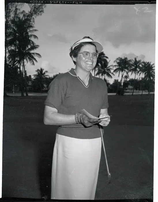 Framed Print : Golfer Fay Crocker Framed Print : Golfer Fay Crocker