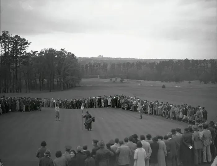 Framed Print : Golfer Horton Smith at Masters Tournament Framed Print : Golfer Horton Smith at Masters Tournament