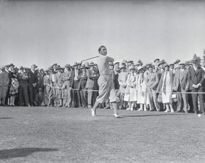Framed Print : Golfer Joe Kinkead Taking a Swing Framed Print : Golfer Joe Kinkead Taking a Swing