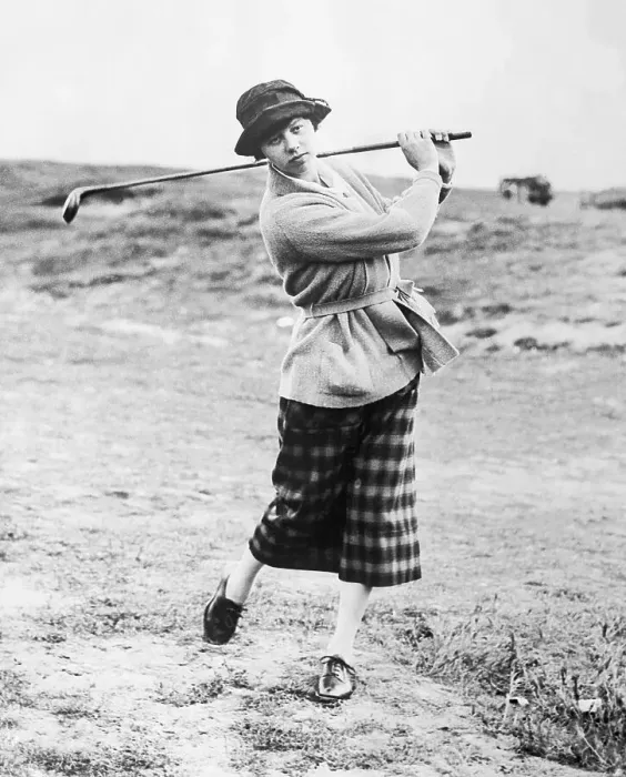 Framed Print : Golfer Joyce Wethered Swinging Golf Club Framed Print : Golfer Joyce Wethered Swinging Golf Club