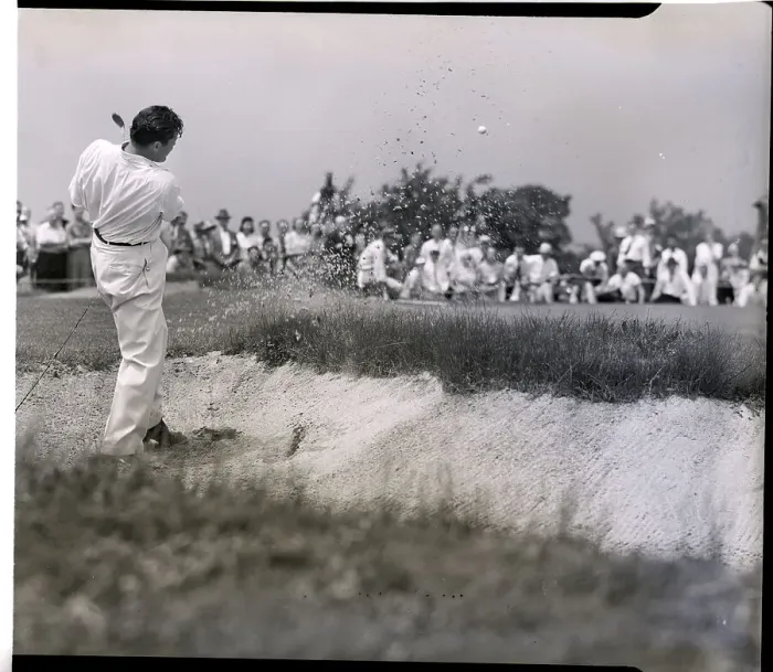 Framed Print : Golfer Lawson Little Blasts Out of Sand Framed Print : Golfer Lawson Little Blasts Out of Sand