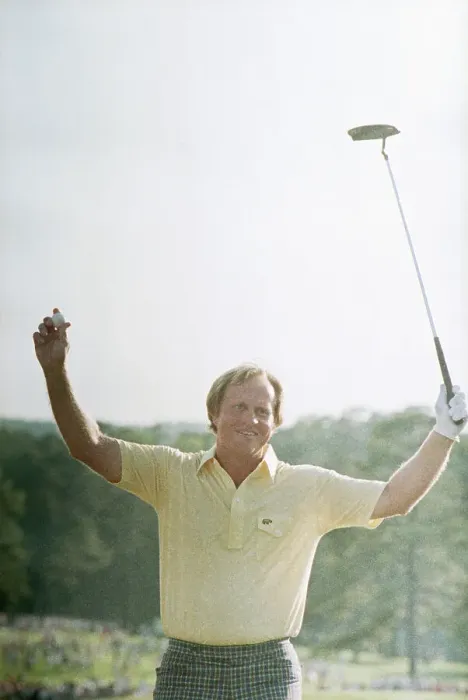 Framed Print : Golfer Nicklaus Winning The Masters Framed Print : Golfer Nicklaus Winning The Masters