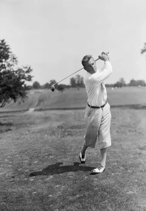 Framed Print : Golfer Roland Hancock