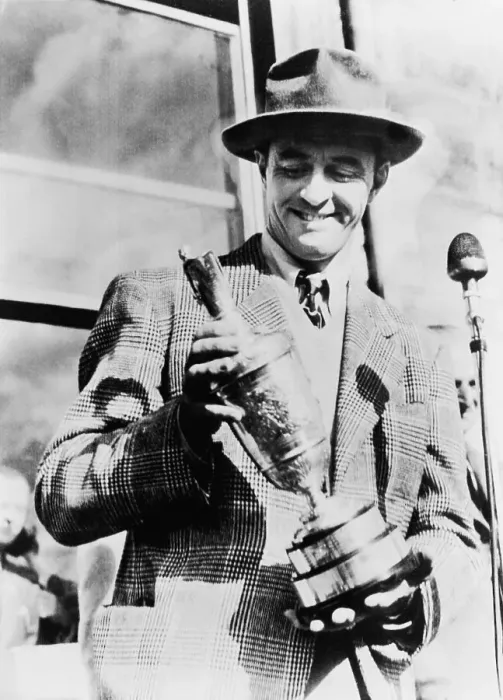 Framed Print : Golfer Sam Snead holding the Cup Framed Print : Golfer Sam Snead holding the Cup