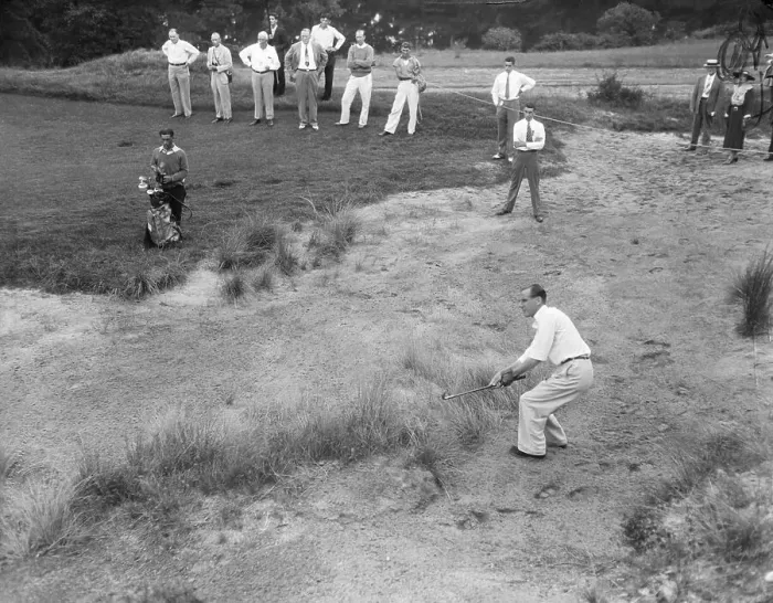 Framed Print : Golfer Shooting Out of Sand Trap Framed Print : Golfer Shooting Out of Sand Trap