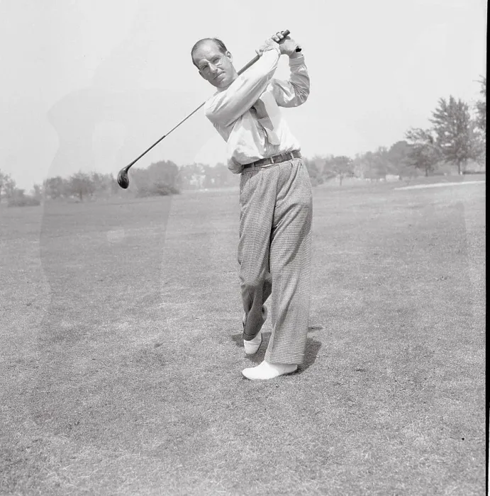 Framed Print : Golfer Swinging Club Framed Print : Golfer Swinging Club