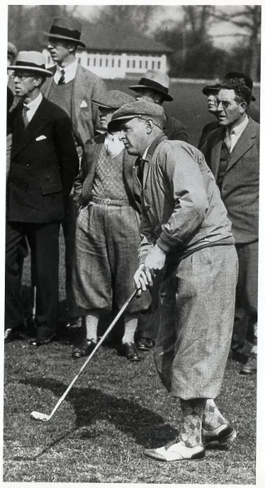 Framed Print : Golfer Watching Ball Framed Print : Golfer Watching Ball