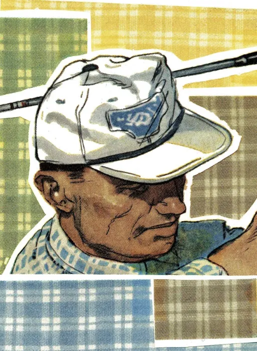 Framed Print : Golfer Wearing a Cap Framed Print : Golfer Wearing a Cap
