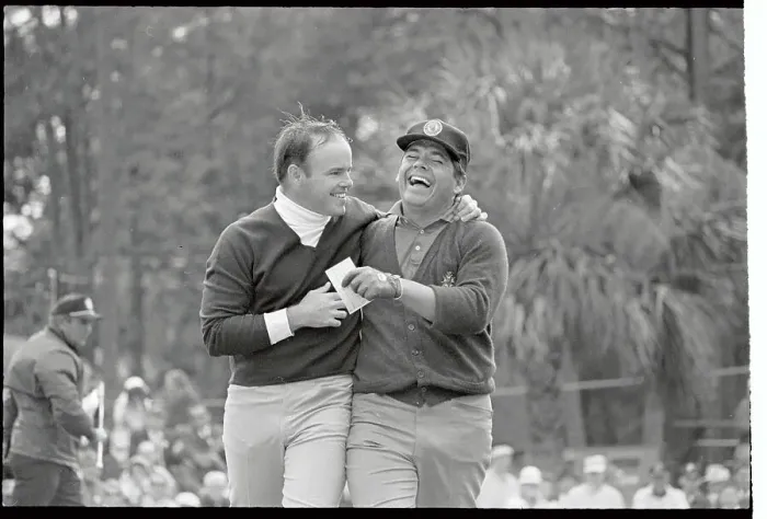 Framed Print : Golfers Jim Colbert and Lee Trevino Framed Print : Golfers Jim Colbert and Lee Trevino