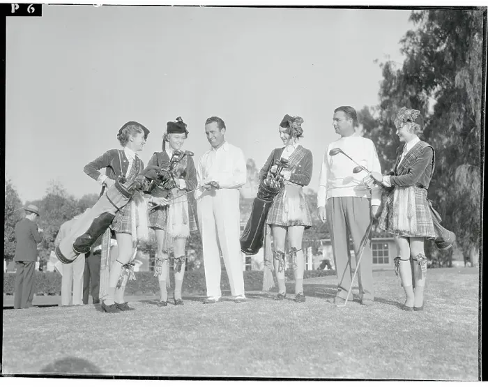 Framed Print : Golfing Harold Lloyd Group Framed Print : Golfing Harold Lloyd Group