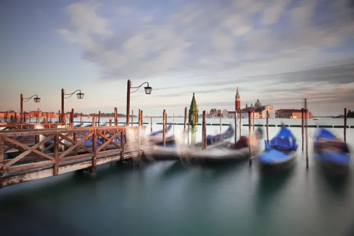 Framed Print : Gondolas and San Giorgio Maggiore at back, from St Marks Square, Venice, Venezien, Italy Framed Print : Gondolas and San Giorgio Maggiore at back, from St Marks Square, Venice, Venezien, Italy