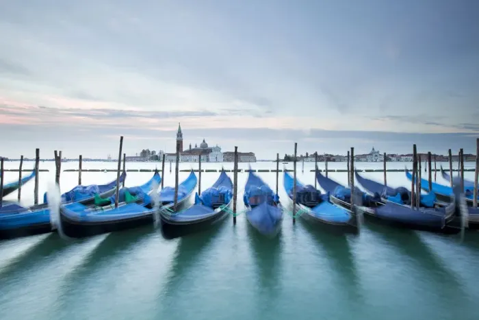 Framed Print : Gondolas and San Giorgio Maggiore at back, from St. Marks Square, Venice, Venezien, Italy Framed Print : Gondolas and San Giorgio Maggiore at back, from St. Marks Square, Venice, Venezien, Italy