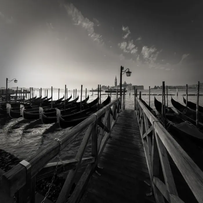 Framed Print : Gondolas in Venice Framed Print : Gondolas in Venice