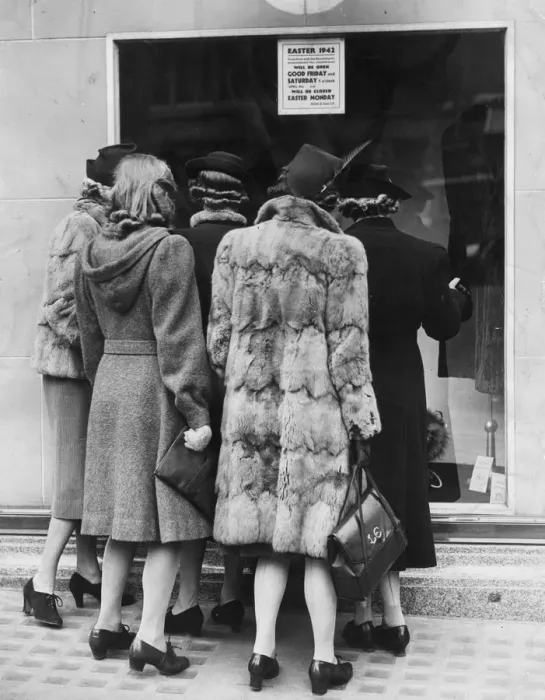 Framed Print : Good Friday Shoppers Framed Print : Good Friday Shoppers