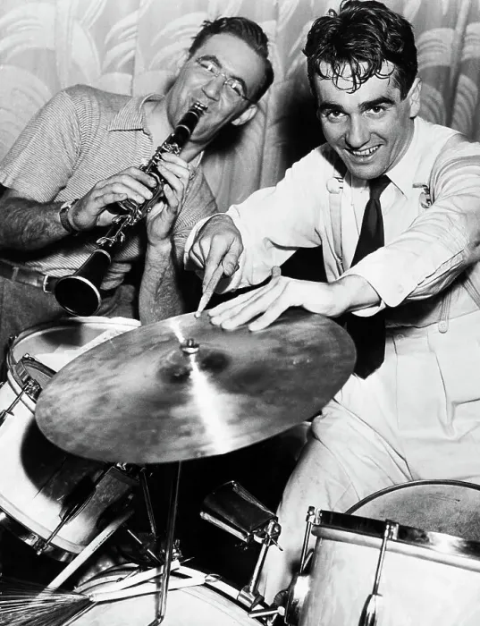 Framed Print : Goodman and Krupa Playing Together